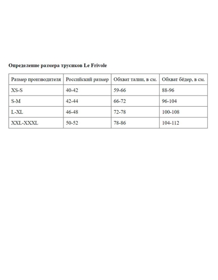 Трусики Le Frivole 04370
